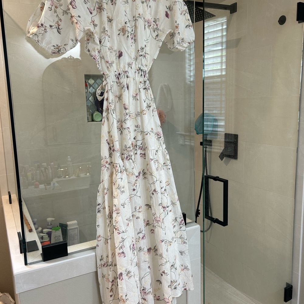Off white White Maxi Dress